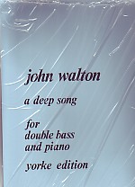 Walton Deep Song String Bass Sheet Music Songbook