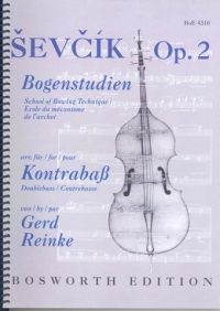 Sevcik Op2 School Of Bowing Technique Double Bass Sheet Music Songbook