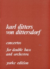 Dittersdorf Concertos 1 & 2 Double Bass Sheet Music Songbook