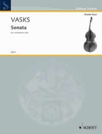 Vasks Sonata (1986) Double Bass Solo Sheet Music Songbook