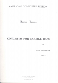 Tuthill Concerto Double Bass & Piano Sheet Music Songbook