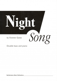 Elliott Night Song Gates Double Bass Sheet Music Songbook