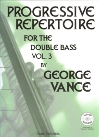 Progressive Repertoire Double Bass 3 Vance Bkaudio Sheet Music Songbook