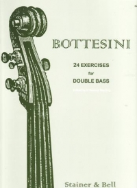 Bottesini 24 Exercises Double Bass Sheet Music Songbook