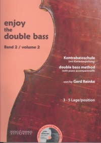Enjoy The Double Bass 2 + Cd 3-5 Position Sheet Music Songbook