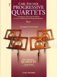 Progressive Quartets Bass Gazda Sheet Music Songbook