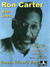 Ron Carter Bass Lines Vol 12 Duke Ellington Sheet Music Songbook