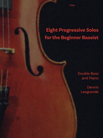 8 Progressive Solos For Beginning Bassist Db/piano Sheet Music Songbook