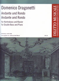 Dragonetti Andante Und Rondo In D Double Bass & Pf Sheet Music Songbook