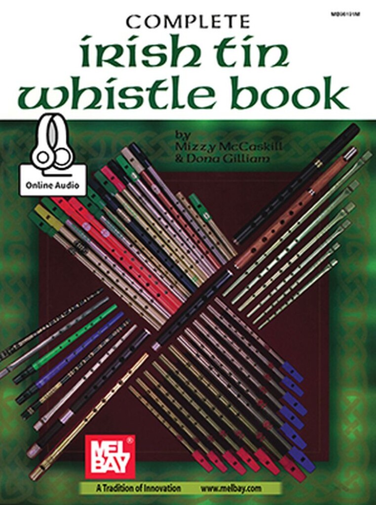 Complete Irish Tin Whistle Book Bk&audio Mccaskill Sheet Music Songbook