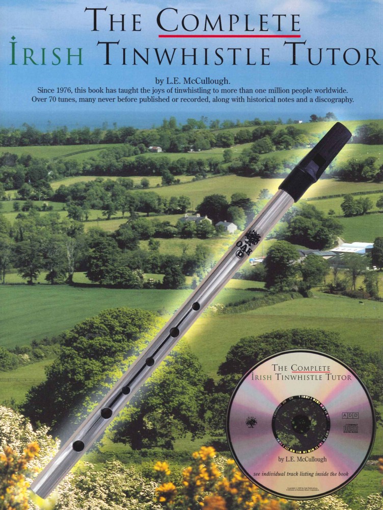 Complete Irish Tin Whistle Book & Cd Sheet Music Songbook
