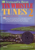 110 Irelands Best Tin Whistle Tunes 2 Book & Cd Sheet Music Songbook