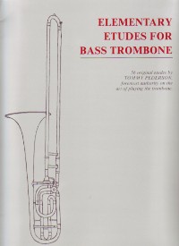Elementary Etudes For Bass Trombone Pederson Sheet Music Songbook