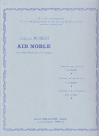 Robert Air Noble Trombone Sheet Music Songbook