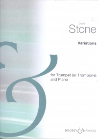Stone Variations Trombone Sheet Music Songbook