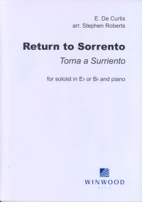 Return To Sorrento De Curtis Euphonium Sheet Music Songbook