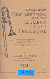 Aharoni New Method For Modern Bass Trombone Sheet Music Songbook