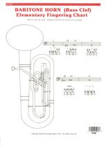 Baritone Bass Clef Elementary Fingering Chart Sheet Music Songbook