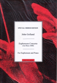 Euphonium Concerto Arr Golland Solo & Band 24bb Sheet Music Songbook