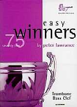 Easy Winners Lawrance Trombone Bass Clef Book & Cd Sheet Music Songbook