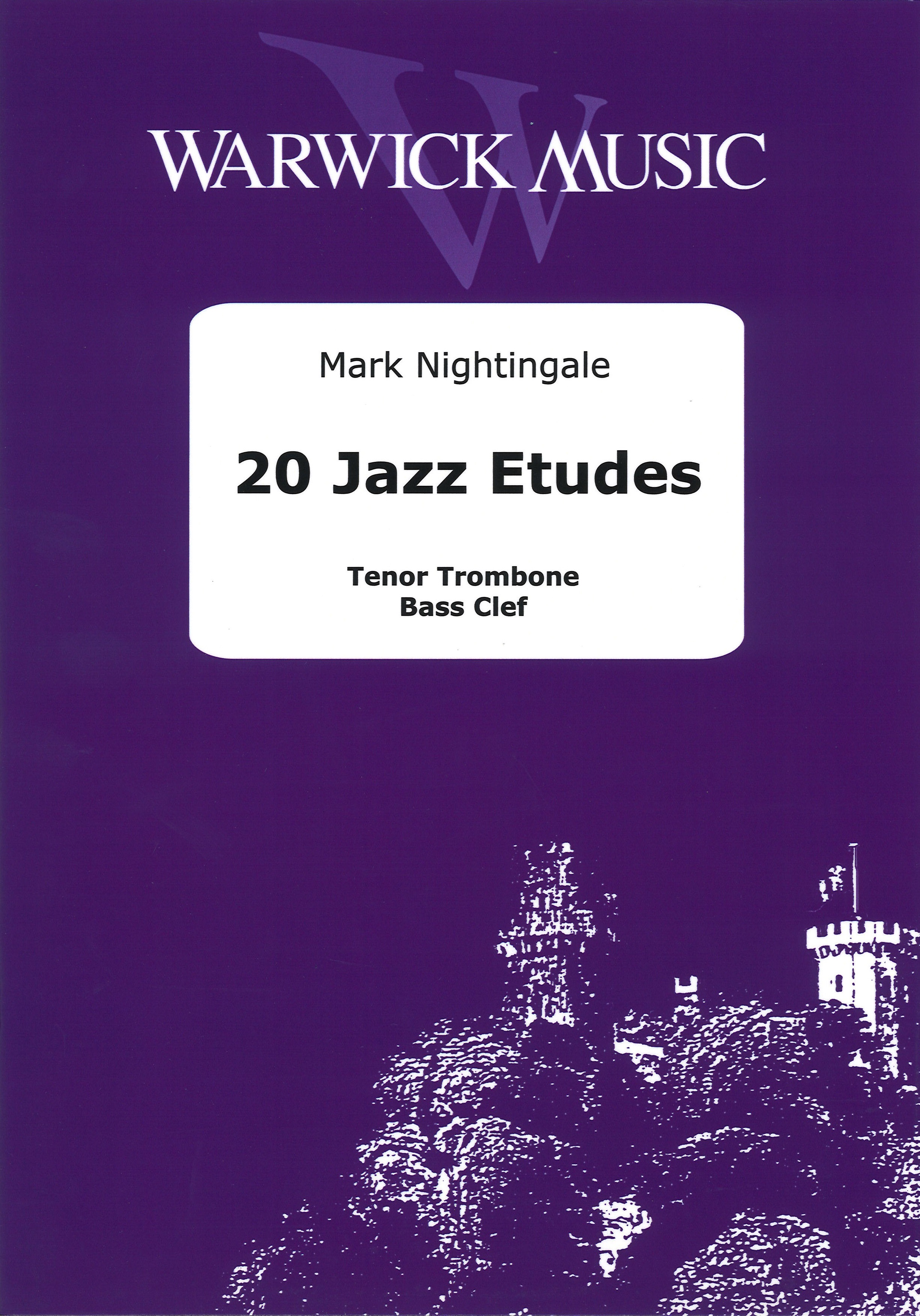 Nightingale 20 Jazz Etudes Bass Clef Tenor Trom Sheet Music Songbook