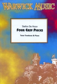 Four Easy Pieces De Haan Trombone & Piano Sheet Music Songbook