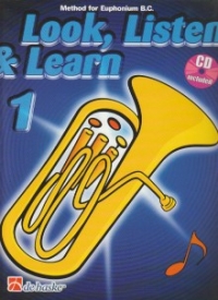 Look Listen & Learn 1 Method Euphonium Bc Bk/cd Sheet Music Songbook