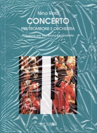 Rota Concerto Trombone & Piano Sheet Music Songbook
