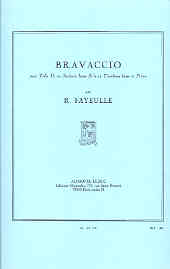 Fayeulle Bravaccio Trombone & Piano Sheet Music Songbook