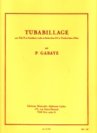 Gabaye Tubabillage Trombone & Piano Sheet Music Songbook