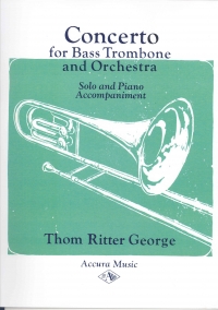 George/thom Ritter Concerto Bass Trombone/piano Sheet Music Songbook