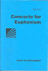 Wilby Concerto For Euphonium Euphonium & Piano Sheet Music Songbook