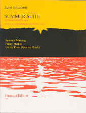 Emerson Summer Suite Baritone Bass & Treble Clef Sheet Music Songbook