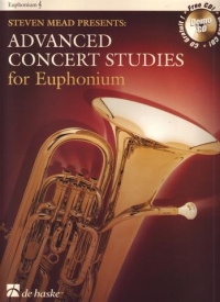 Advanced Concert Studies Euphonium Tc Book&cd Mead Sheet Music Songbook