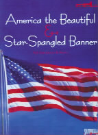 Star Spangled Banner/america Trombone & Piano Sheet Music Songbook