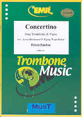 Sachse Concertino Bass Trombone Sheet Music Songbook