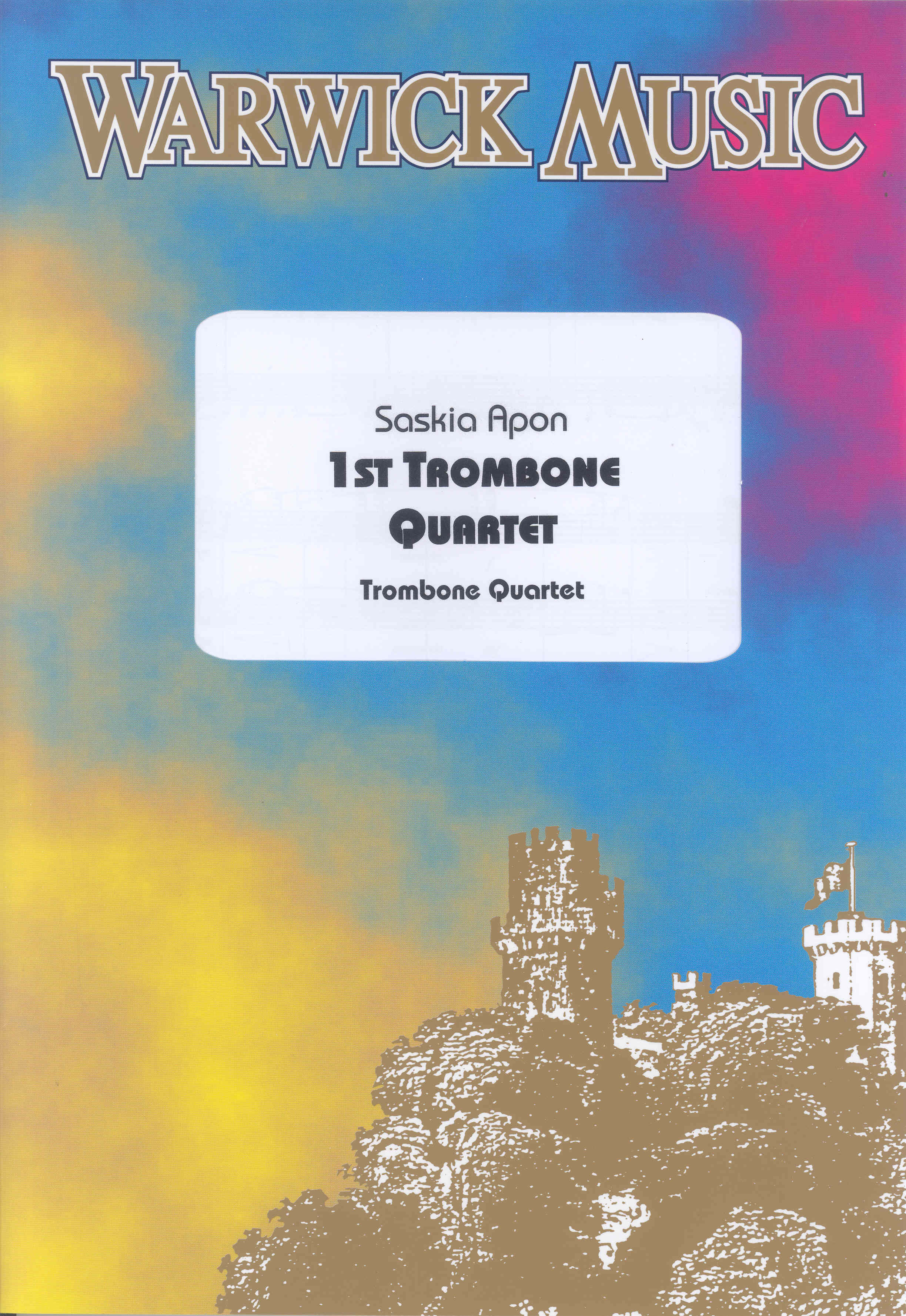 Apon 1st Trombone Quartet Sheet Music Songbook