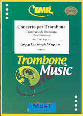 Wagenseil Concerto Trombone & Piano Sheet Music Songbook