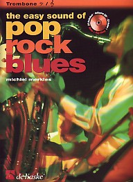 Easy Sound Of Pop Rock & Blues Trombone Book & Cd Sheet Music Songbook