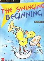 Swinging Beginning Trombone/euph Bk&cd Bass/treble Sheet Music Songbook