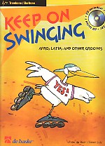 Keep On Swinging Trombone/euph Bk & Cd Bass/treble Sheet Music Songbook