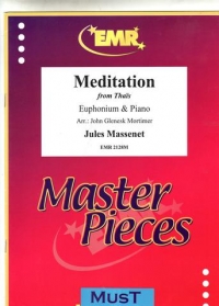 Massenet Meditation From Thais Euphonium & Piano Sheet Music Songbook