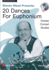 Vizzutti 20 Dances For Euphonium Bass Clef Bk/cd Sheet Music Songbook
