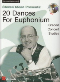 Vizzutti 20 Dances For Euphonium Treble Clef Bk/cd Sheet Music Songbook
