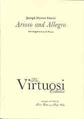 Fiocco Arioso & Allegro Euphonium & Piano Sheet Music Songbook