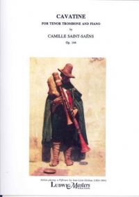 Saint-saens Cavatine Op144 Trombone & Piano Sheet Music Songbook