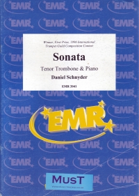 Schnyder Sonata Tenor Trombone & Piano Sheet Music Songbook
