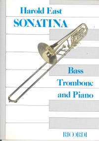 East Sonatina For Bass Trombone & Piano Sheet Music Songbook