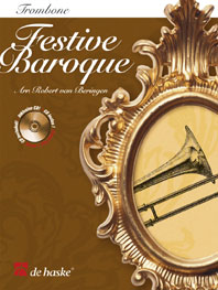 Festive Baroque Trombone Beringer Book & Cd Sheet Music Songbook