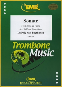 Beethoven Sonata For Trombone & Piano Sheet Music Songbook